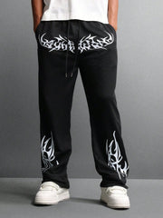 Twin Flame Jet Black Joggers
