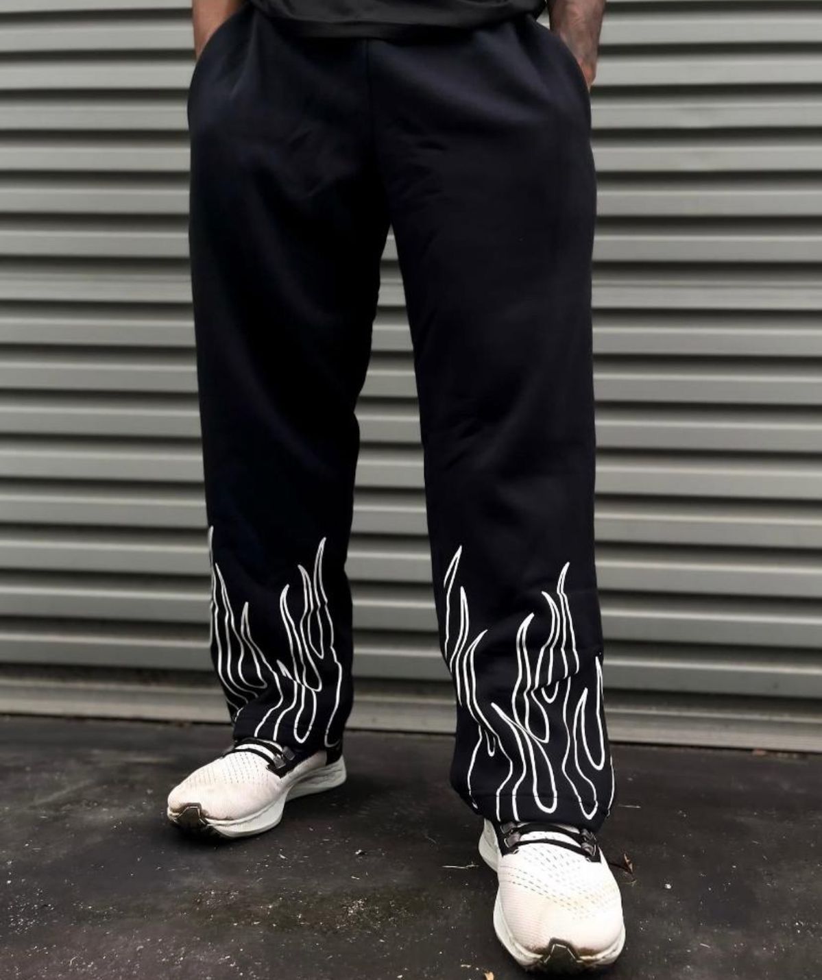 Inferno Drip Jet Black Joggers