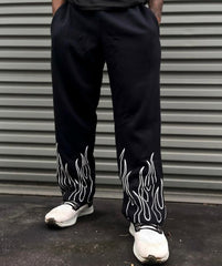Inferno Drip Jet Black Joggers