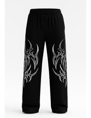 Tribal Eclipse Jet Black Joggers